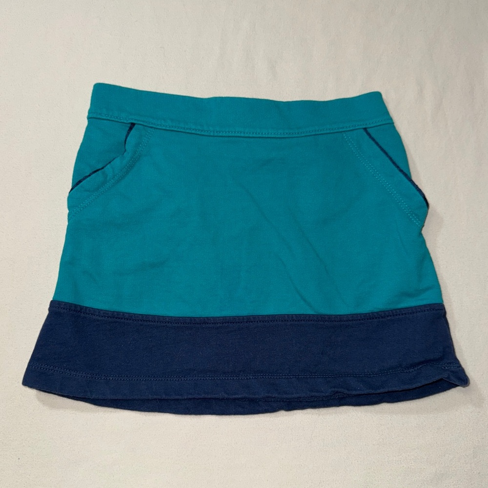 Crazy 8 Skirt Girl’s 5-6 Small Soft elastic Waist Preppy Blue Green Beach Summer